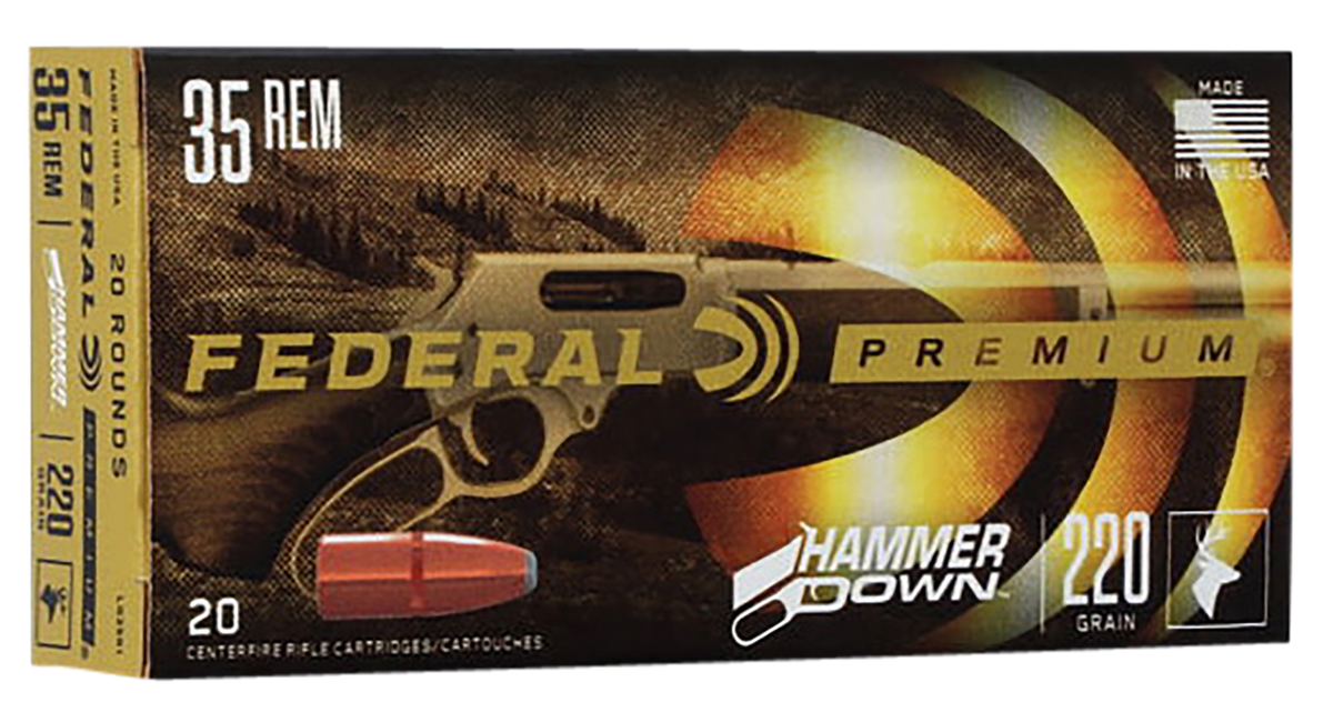 Federal Premium HammerDown 35 Rem 220gr Bonded Hollow Point 20 Rd - Box or Case