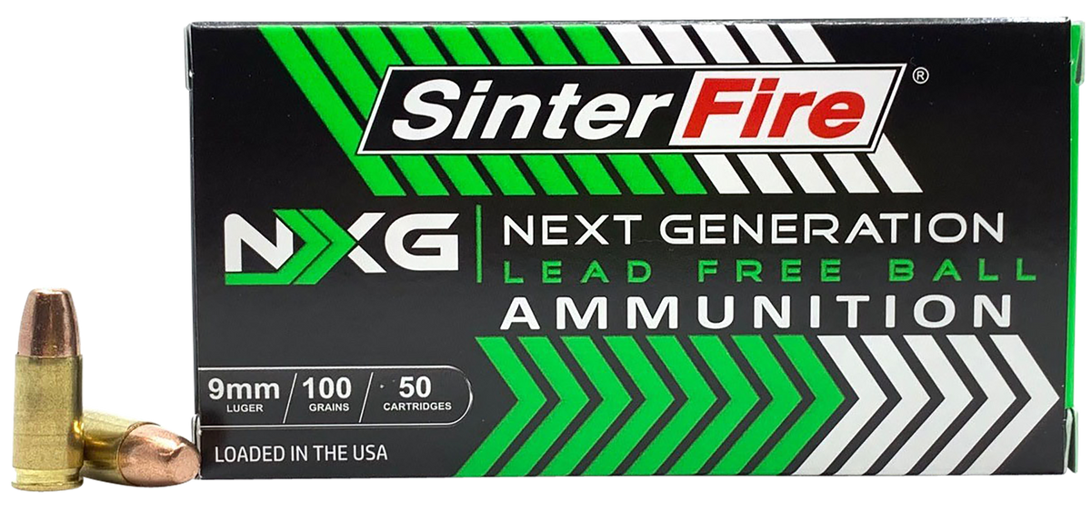 SinterFire Next Generation (NXG) 9mm Luger 100gr Lead Free Ball - Box or Case