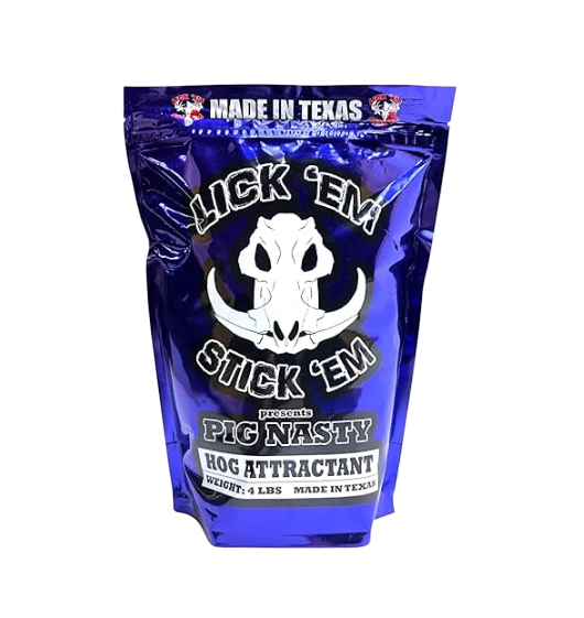 McLane Group Lick Em Stick Em Hog Attractant 4lb - 10/Case