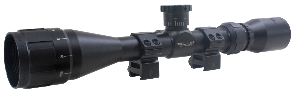 BSA Sweet 17 3-9x 40mm AO Rifle Scope 30/30 Duplex Reticle 1" Tube - Matte Black