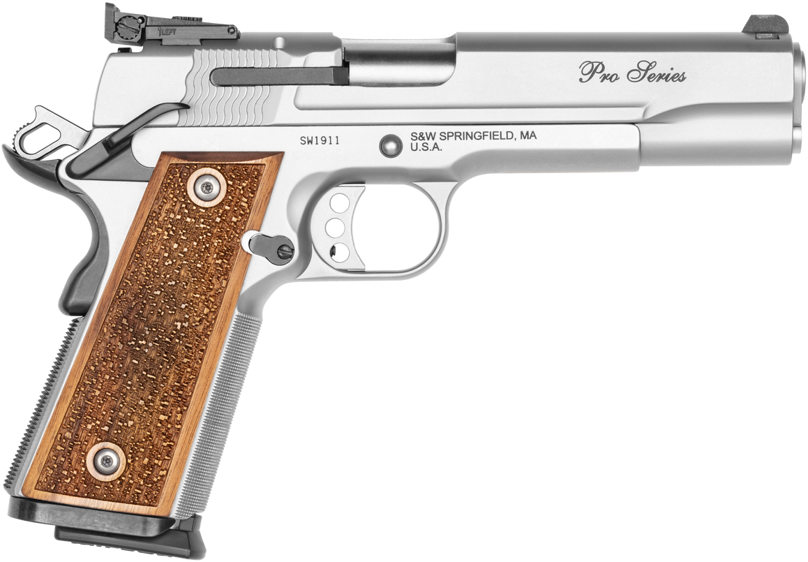 Smith & Wesson 1911 Performance Center Pro 9mm Luger 5" 10+1 Semi-Auto Pistol - Matte Silver