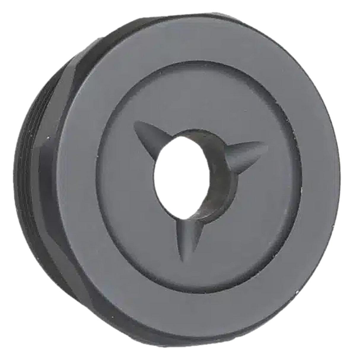 JK Armament 155 Pro Flash Reducer End Cap 30 Cal 1.375"x24 Ti6AL4V Titanium Black