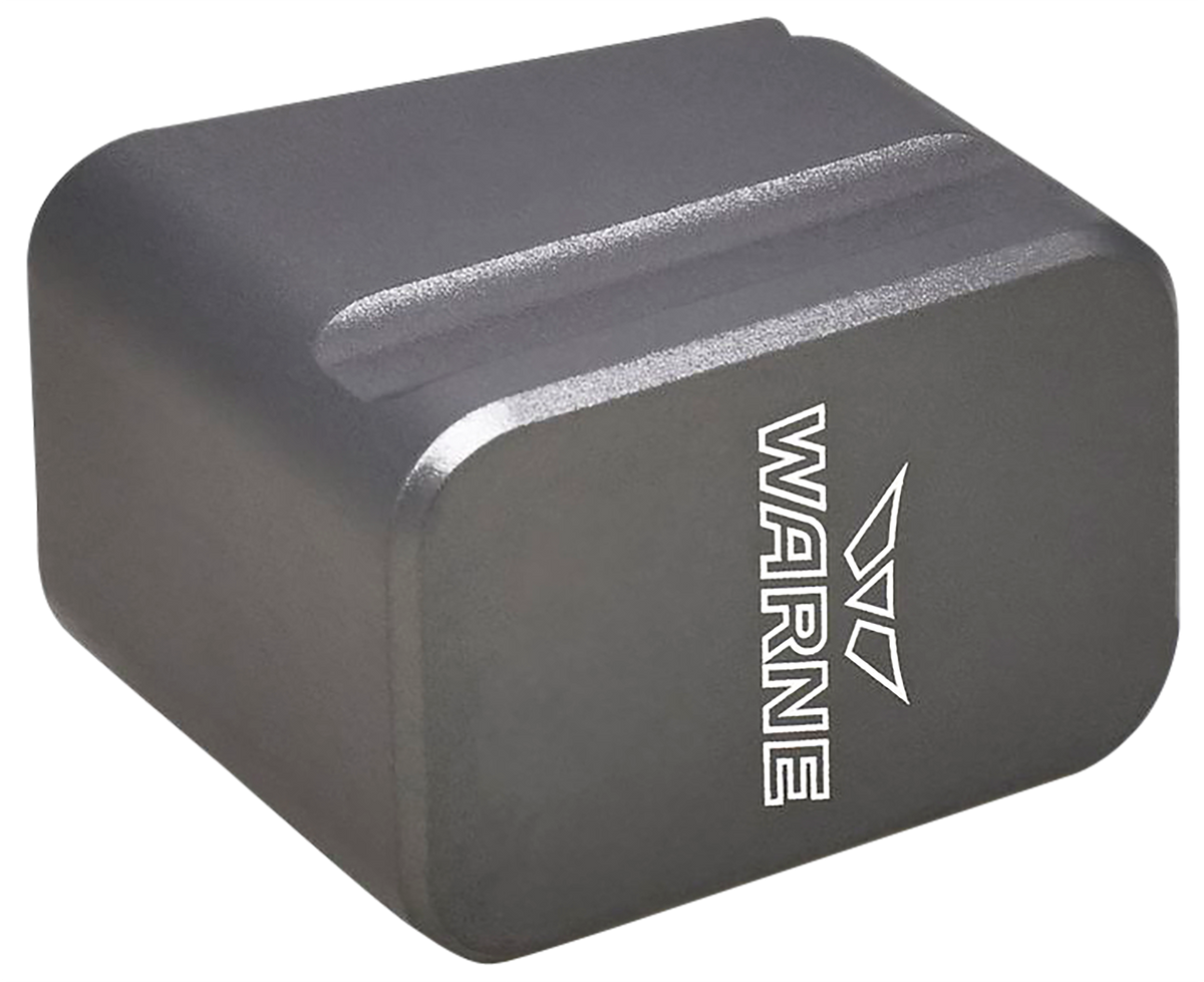 Warne MEG1754GR Magazine Extension for Glock 17/22 - 9mm Luger/.40 S&W +5/+4 Rounds, Gray