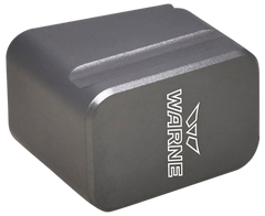 Warne MEG1754GR Magazine Extension for Glock 17/22 - 9mm Luger/.40 S&W +5/+4 Rounds, Gray