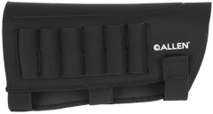 Allen 18427 Buttstock Shell Holder Black Neoprene 223-300 Win Mag 6rd Velcro Mount