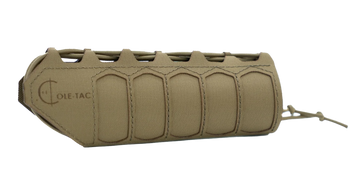 Cole-Tac SD Handguard Wrap 6.5" Coyote Brown Squadron No Slots