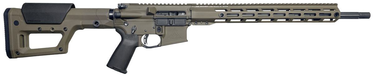 Rise Armament Watchman XR 6mm ARC 18" 10+1 Semi-Auto Rifle - Patriot Brown