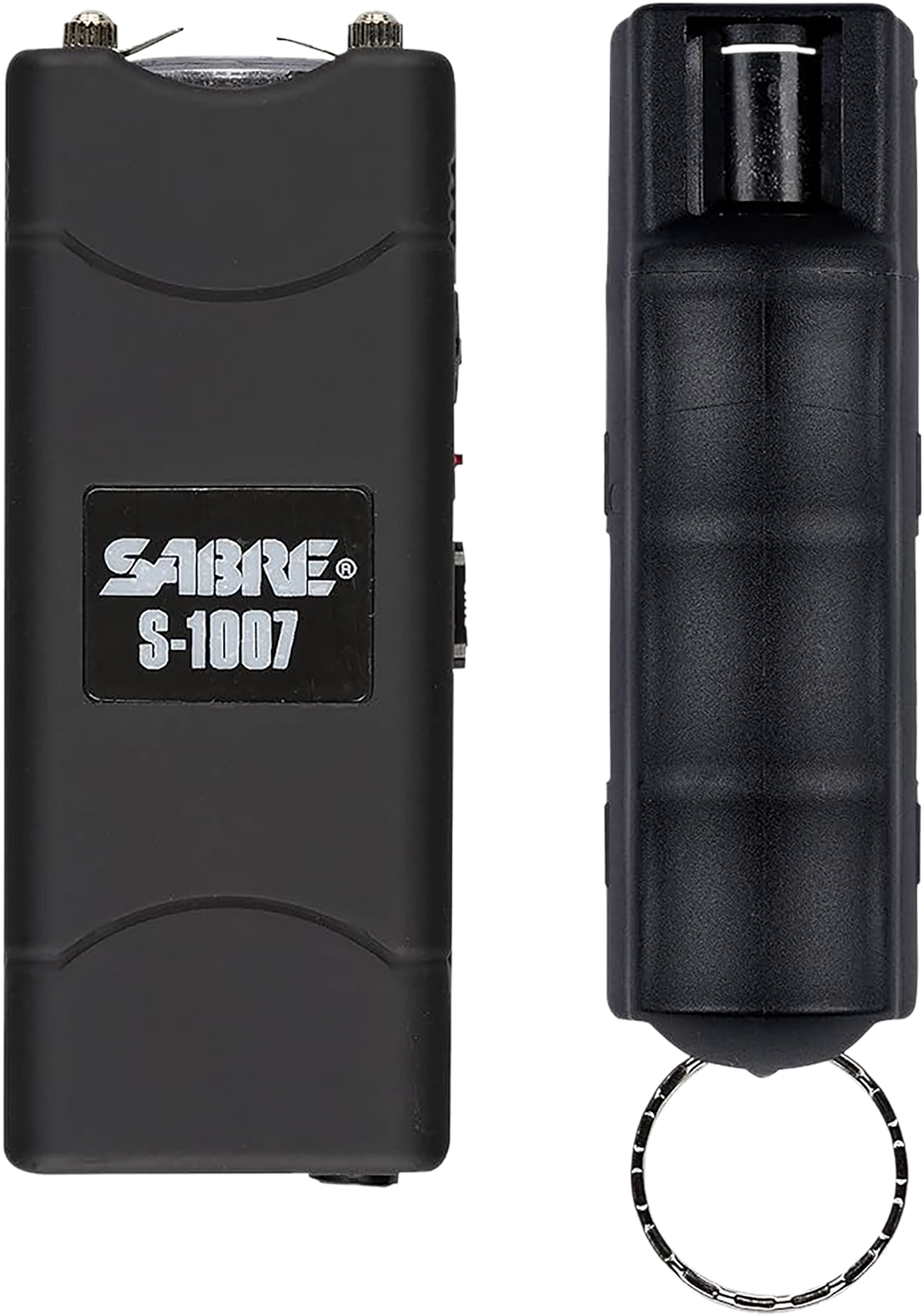 Sabre S7BHCBK Multi-Range Protection Pack Black - 1.6 uC Pepper Spray & Stun Gun w/Flashlight