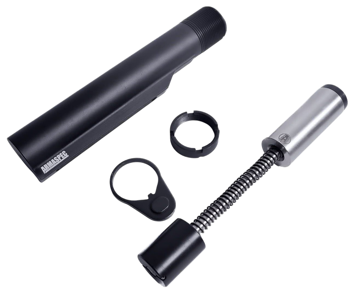 Armaspec SRS-AR10 Gen 4 AR-10 6-Position Buffer Tube Kit - Black