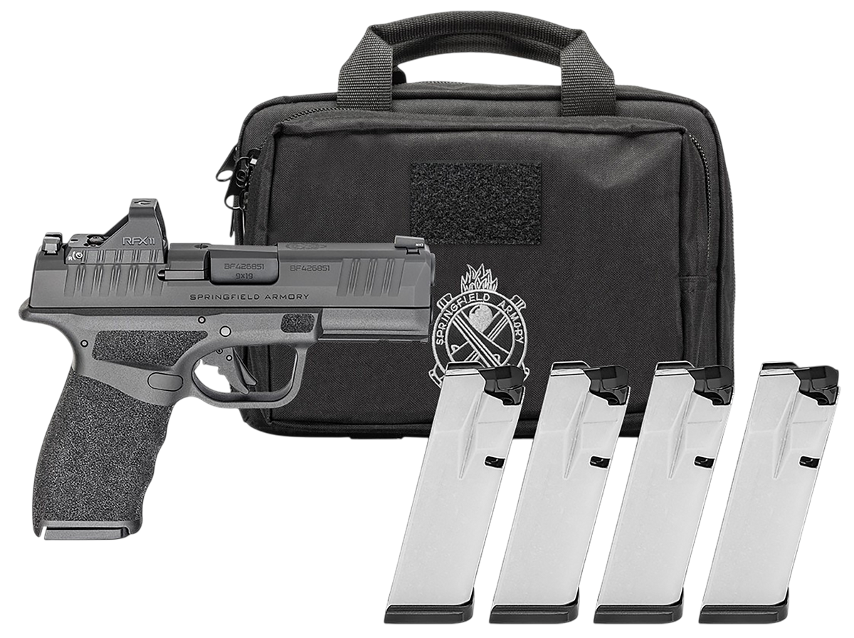 Springfield Armory Hellcat Pro OSP 9mm Luger 3.8" 15+1 Semi-Auto Pistol - Gear Pac w/ Viridian RFX11