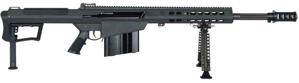Barrett M107A1 50 BMG 20" Fluted 10+1 Semi-Auto Rifle - M-LOK Handguard - Black