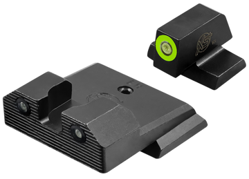 XS Sights R3D 2.0 Night Sight Set Green Tritium Front/Black Oxide Frame - S&W M&P 2.0 FS/Compact