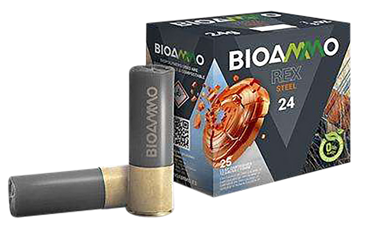 Bioammo Rex Steel Target 12 Gauge 2.75" 1 oz #7 Shot - Box or Case