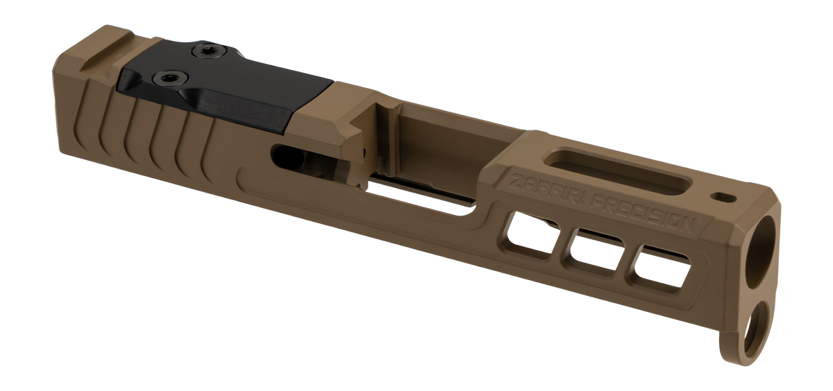 Zaffiri Precision ZPS3 Slide 9mm Luger FDE Optic-Ready RMSc Cut - Fits Glock 43X