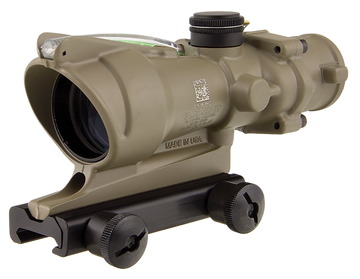 Trijicon TA31-D-100367 ACOG 4x32mm Dual-Illuminated Green Horseshoe .223/5.56 BDC Riflescope - FDE