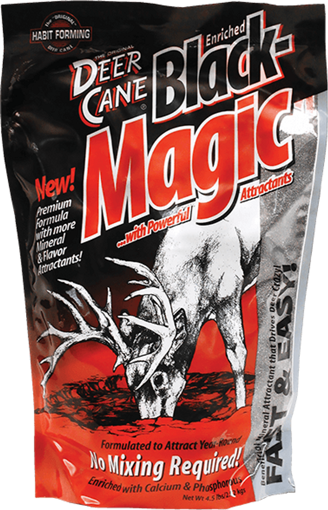 Evolved Deer Cane Black Magic 4.5 lb Mineral Deer Attractant - 3 Bag Pack