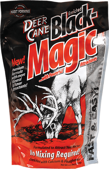 Evolved Deer Cane Black Magic 4.5 lb Mineral Deer Attractant - 3 Bag Pack