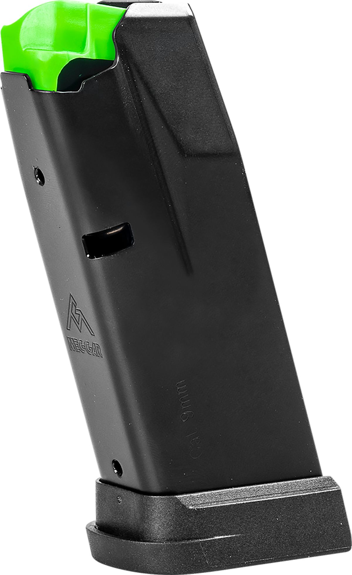 Mec-Gar Springfield Hellcat 9mm Luger 12-Round Black Anti-Friction Steel Magazine