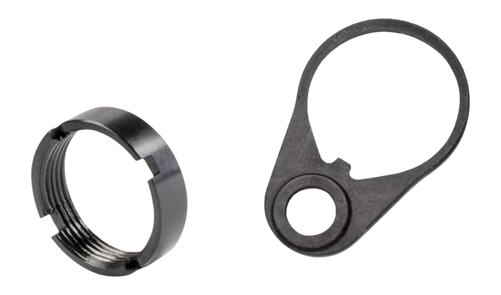 White Label Armory Quick Detach End Plate Kit AR-15 Black Aluminum/Steel