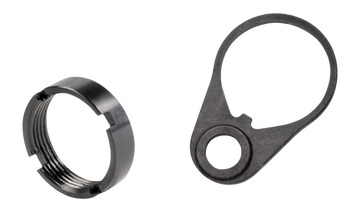 White Label Armory Quick Detach End Plate Kit AR-15 Black Aluminum/Steel