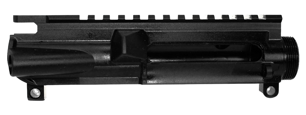 White Label Armory AR-15 Forged 7075-T6 Stripped Upper Receiver - Black Armor Cerakote