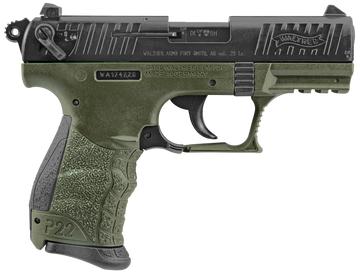 Walther Arms P22 Military 22 LR 3.42" 10+1 Semi-Auto Pistol - CA Compliant