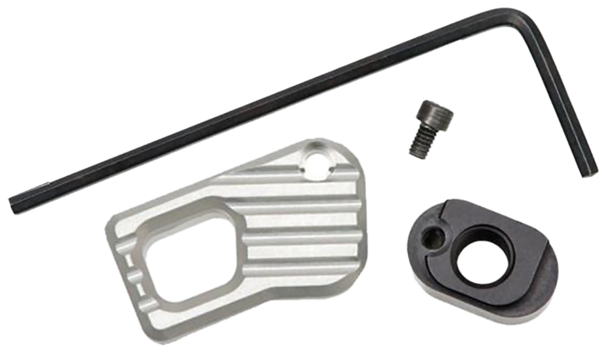 Battle Arms Development BAD-EMMR-L Enhanced Modular Magazine Release Large - Raw Silver