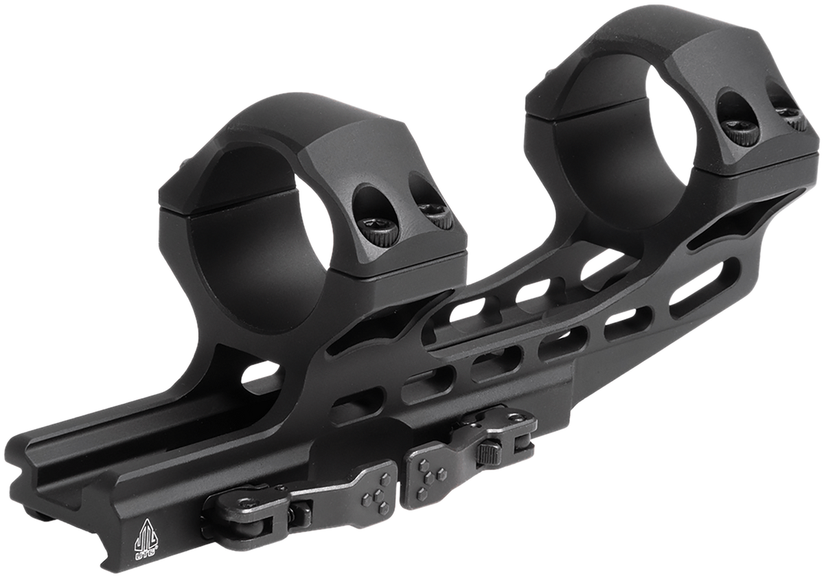 UTG ACCU-SYNC 30mm QR Picatinny Cantilever Scope Mount - High Profile - 50mm Offset