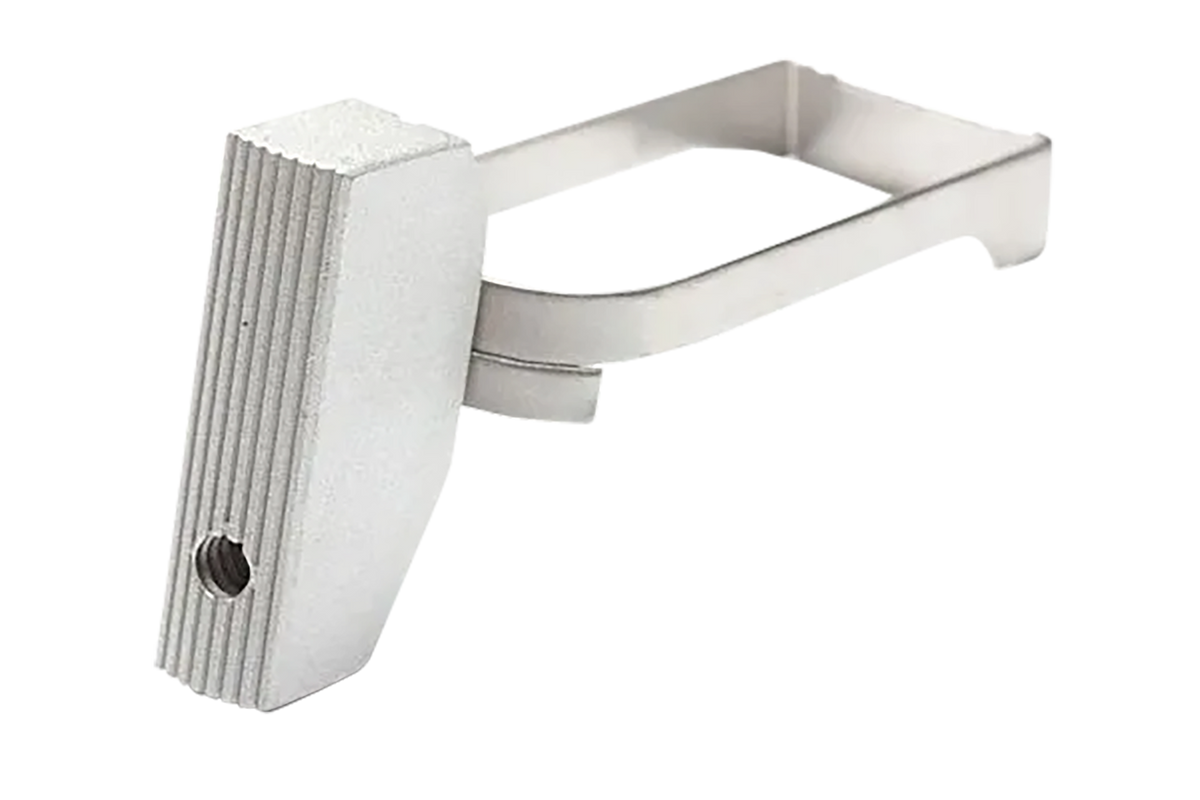 Wilson Combat 190F Ultralight Match Trigger 1911 Flat Pad Matte Silver Ambidextrous