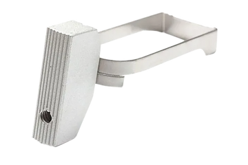 Wilson Combat 190F Ultralight Match Trigger 1911 Flat Pad Matte Silver Ambidextrous