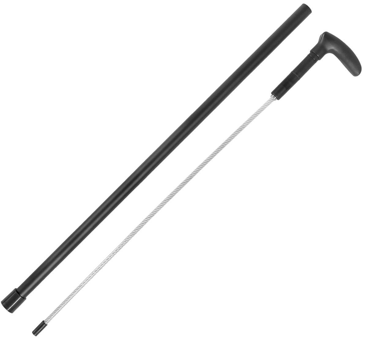 Cold Steel Cable Whip Cane Black Carbon w/Zinc Plating 37" OAL