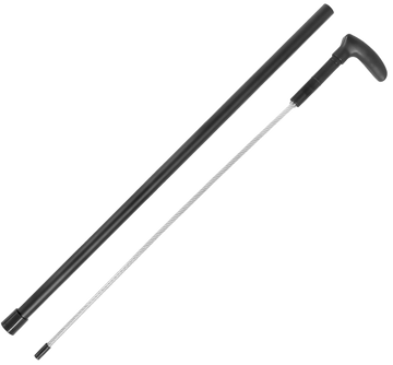 Cold Steel Cable Whip Cane Black Carbon w/Zinc Plating 37" OAL