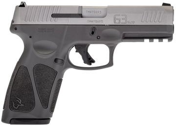 Taurus G3 9mm Luger 4" 15+1 SAO Semi-Auto Pistol - Gray Frame, Stainless Slide