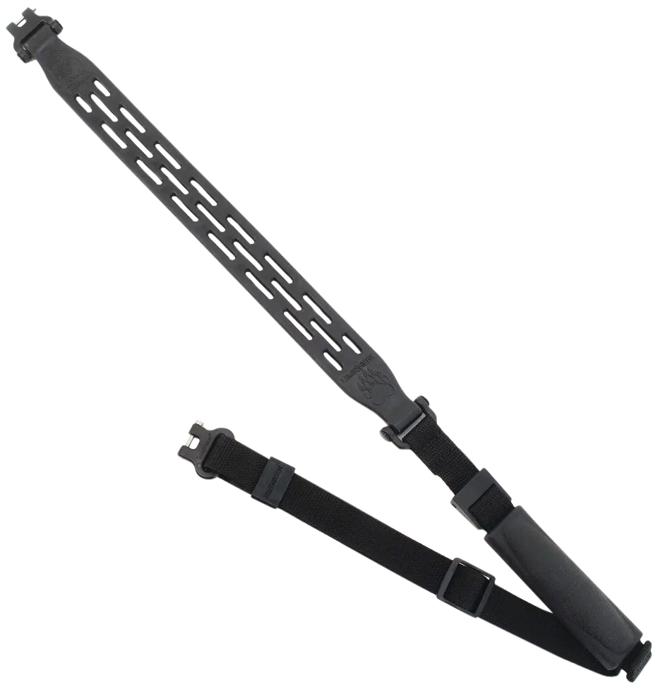 Limbsaver 12290 Kodiak-Air Rifle Sling 1" Black NAVCOM Rubber Adjustable