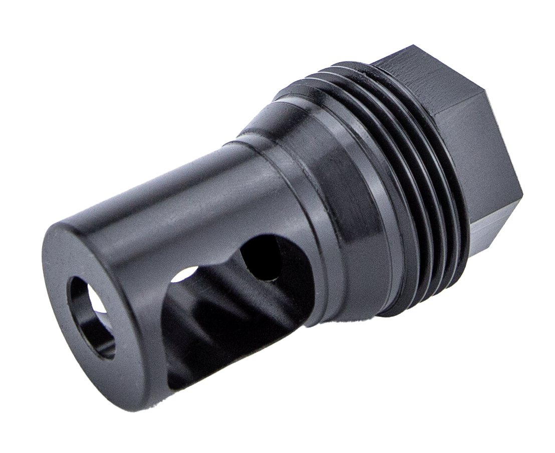 KGM Suppressors A-TMB-S-4 Taper Muzzle Brake M18x1.5 Steel Black Nitride
