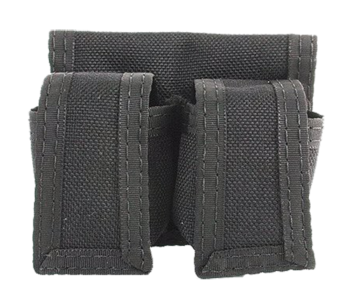 HKS 100B Double Speedloader Case Cordura Black Hook & Loop
