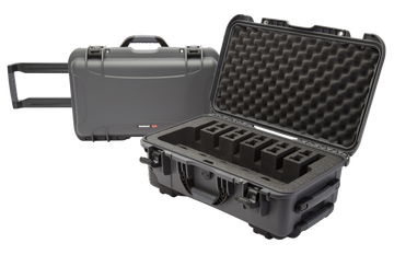 Nanuk 935 6 Up Gun Case Graphite Resin w/Wheels