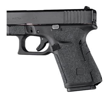 Hogue Wrapter Grit Adhesive Grip Black - Glock 19 / 19 MOS / 44 Gen 5 - No Backstrap