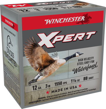 Winchester Ammo Super X Xpert High Velocity 12 Gauge 3" 1-1/8 oz BB Shot 25 Rd - Box or Case