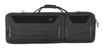 Tac Six Squad 38" Tactical Rifle Case Black 600D Polyester Lockable