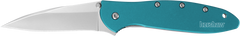 Kershaw Leek 1660TEAL 3" Folding Drop Point 14C28N Steel Teal Aluminum