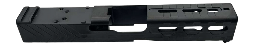 Sylvan Arms GL19G3 Stripped Slide for Glock 19 Gen 3 17-4 Stainless Black DLC RMR Cut