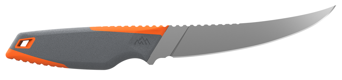 Outdoor Edge Vantex 5" Boning Fixed Blade Plain 7Cr17MoV Titanium-Coated Nylon Handle