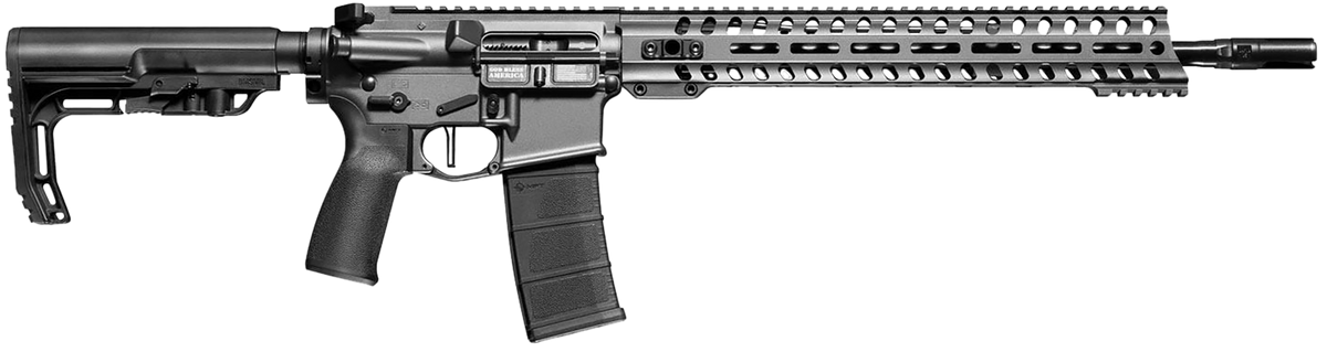 Patriot Ordnance Factory Minuteman 5.56x45mm NATO 16.5" 30+1 Semi-Auto Rifle - Tungsten Cerakote