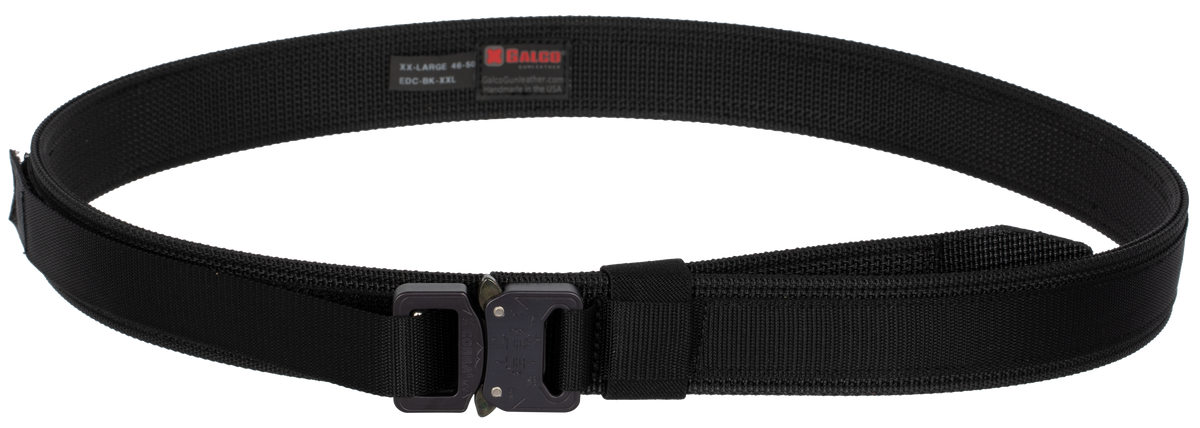 Galco Everyday Carry Belt Black Nylon 1.50" Wide 46-50" XXL Buckle Closure