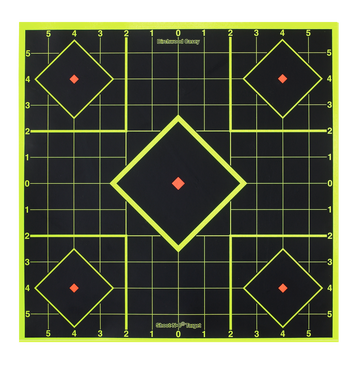 Birchwood Casey Shoot-N-C 8" 5-Diamond Reactive Paper Target 6 Pack