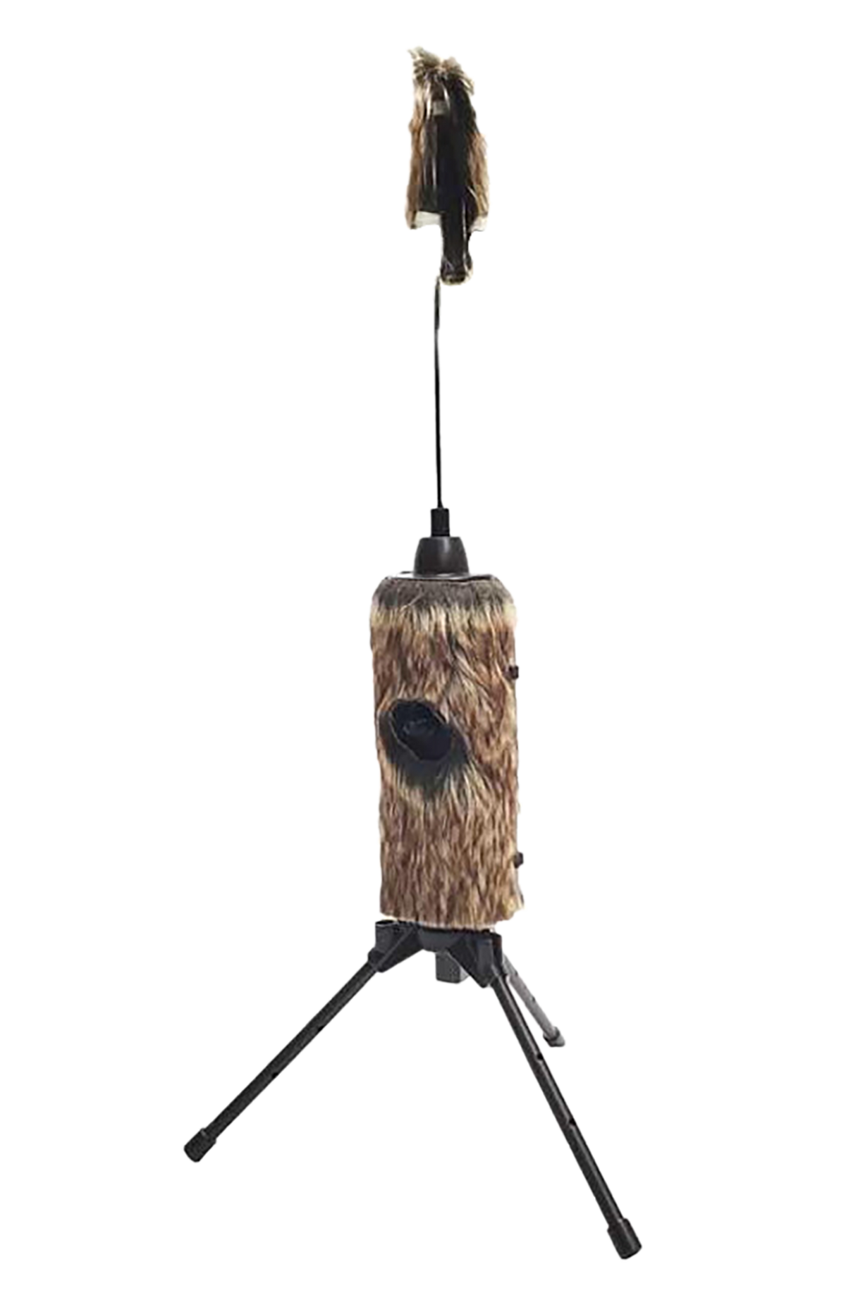 Mojo Outdoors HW2508 Fuzzy Critter Predator Decoy w/ Built-In Tripod - Brown