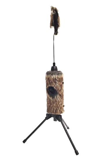 Mojo Outdoors HW2508 Fuzzy Critter Predator Decoy w/ Built-In Tripod - Brown