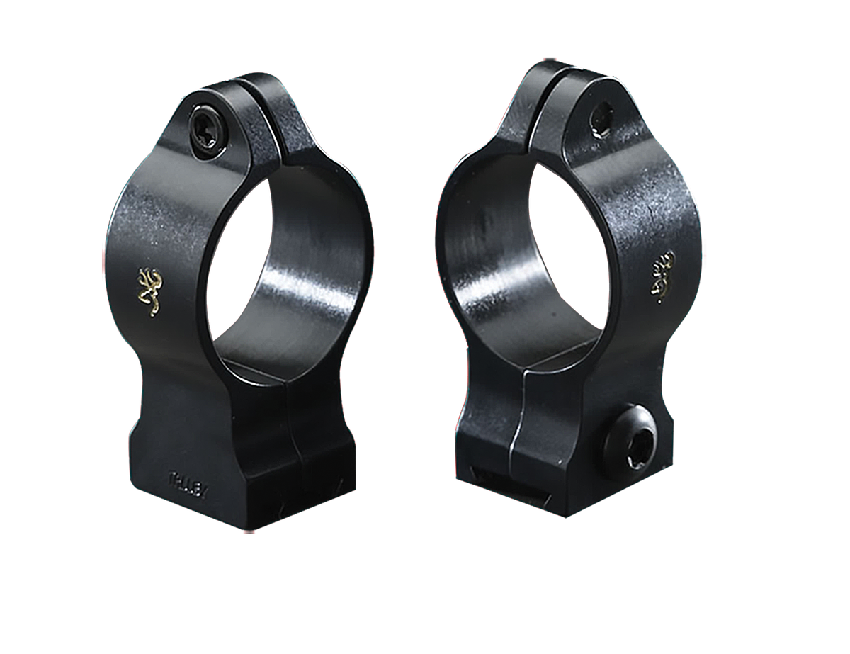 Browning 12345 Scope Rings 1" High Matte Black - A-Bolt/BAR/BLR/X-Bolt