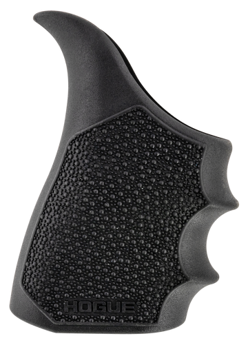 Hogue HandAll Beavertail Grip Sleeve Rubber Black Cobblestone w/ Finger Grooves - Glock 43X/48